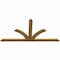 Ekena Millwork Richland Rough Sawn Timber Gable Bracket, Western Red Cedar, 108"W x 54"H x 2"D x 6"F, 12/12 Pitch GBW108X54X0206RIC00RWR - alternate 5